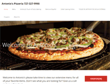 Tablet Screenshot of antpizza.com